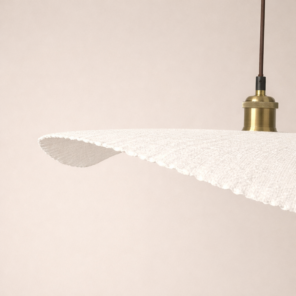 CGC Tallulah Extra Large 60cm Paper Wave Easy Fit Lampshade