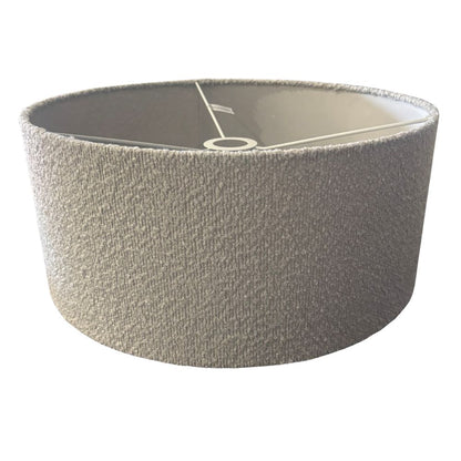 CGC PETRA 45cm Large Grey Boucle Ceiling or Table Lamp Shade