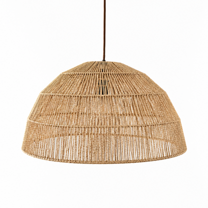 CGC Thalia Natural Woven String 50cm Dome Lampshade Hand Made Easy Fit