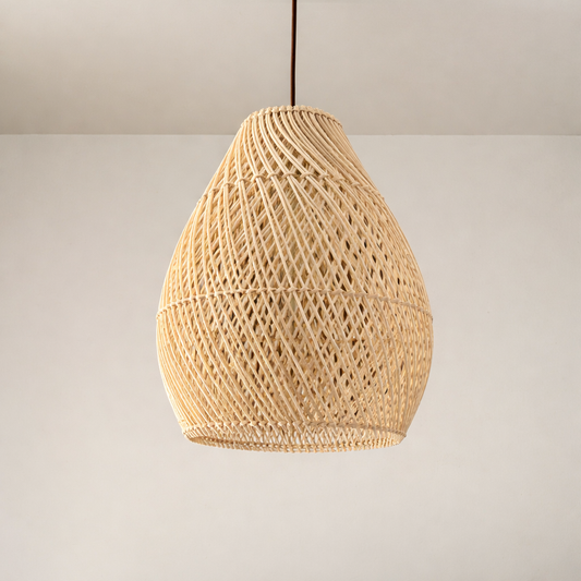 CGC Enya Natural Rattan Easy Fit Hand Made Lampshade