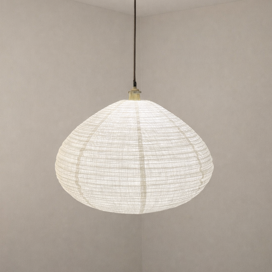 CGC Selma White Linen Extra Large Bell Shape Easy Fit Hand Made Lampshade