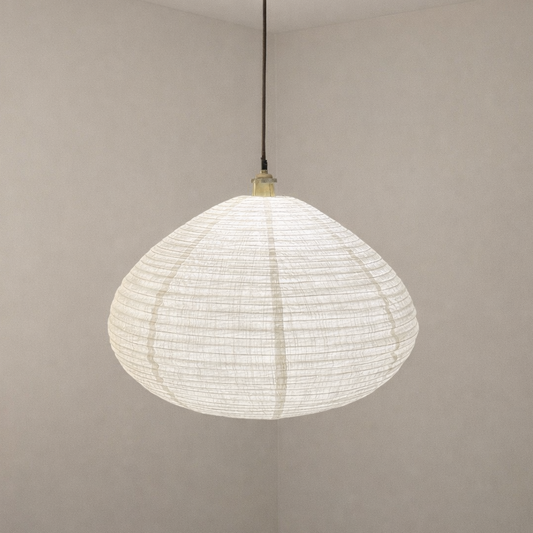 CGC Selma White Linen Extra Large Bell Shape Easy Fit Hand Made Lampshade