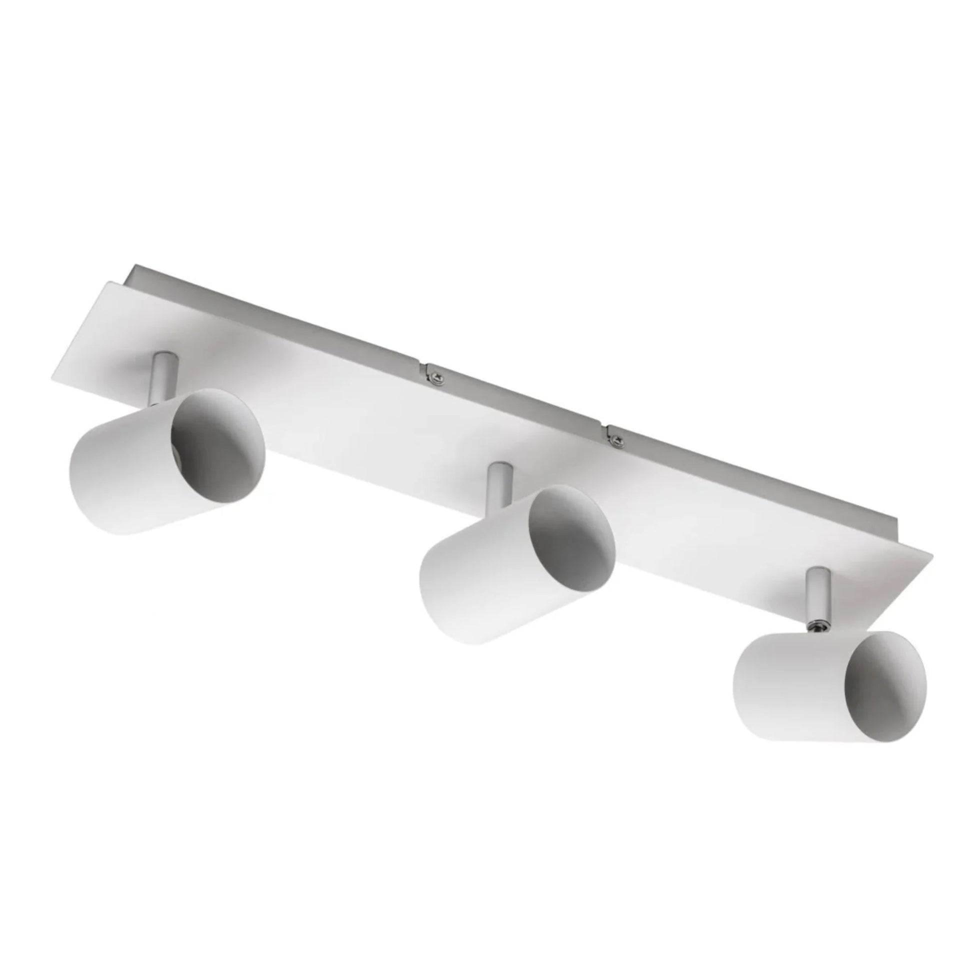 Add an industrial style to your home with the VENETO  spotlight light finished in white. The lamp is also ideal for task lighting due to the adjustable heads providing a focused beam. The simplistic design of this light fitting makes it suitable for all interior styles.