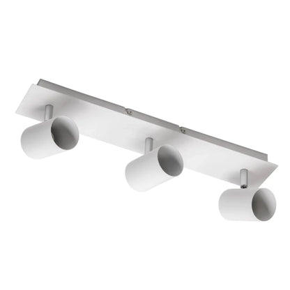 Add an industrial style to your home with the VENETO  spotlight light finished in white. The lamp is also ideal for task lighting due to the adjustable heads providing a focused beam. The simplistic design of this light fitting makes it suitable for all interior styles.