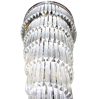 CGC SKYLAR Grande Crystal Spiral Chandelier