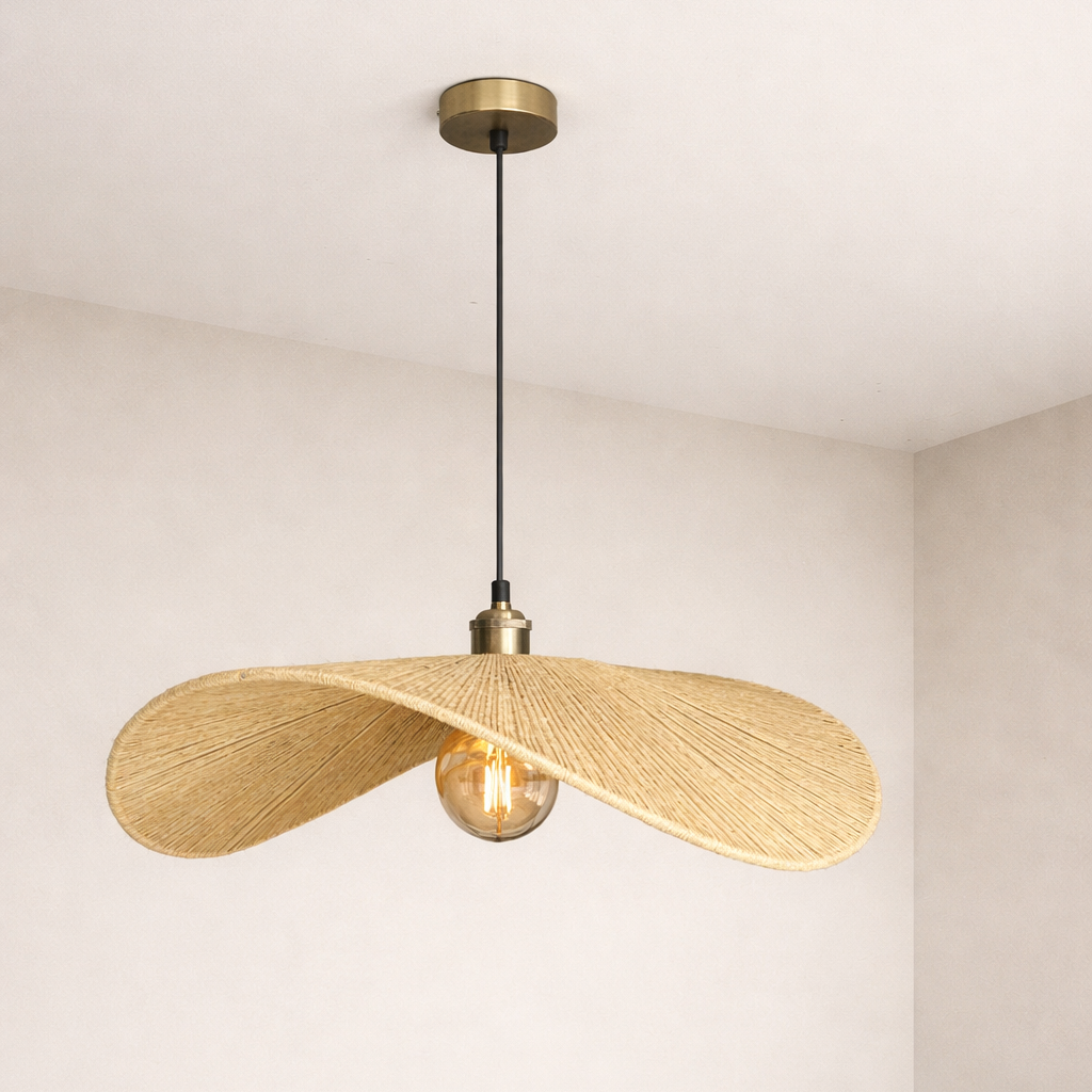 CGC Paloma 50cm Hand Made Hemp String Easy Fit Lampshade
