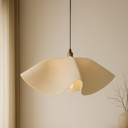 CGC Flora 78cm Cream Large Floppy Fabric Lampshade