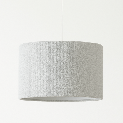 CGC PETRA 30cm Grey Boucle Ceiling or Table Lamp Shade