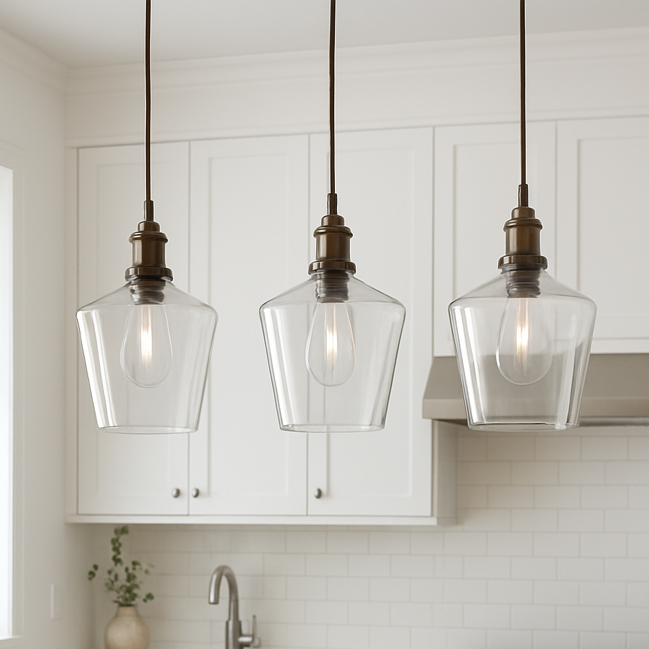 CGC ELLA Clear Glass Cylinder Lampshade