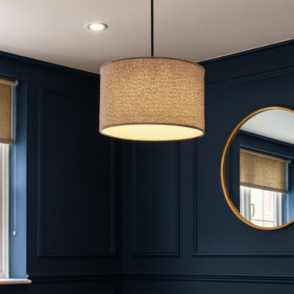 CGC PETRA 30cm Grey Boucle Ceiling or Table Lamp Shade