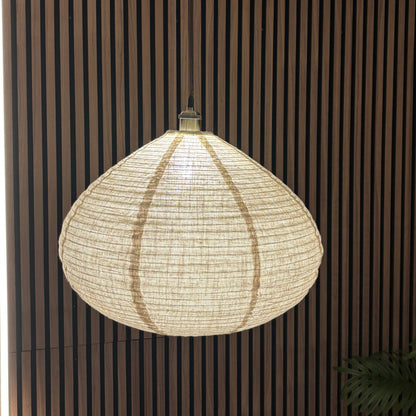 CGC Selma Oatmeal Linen Large Bell Shape Easy Fit Hand Made Lampshade