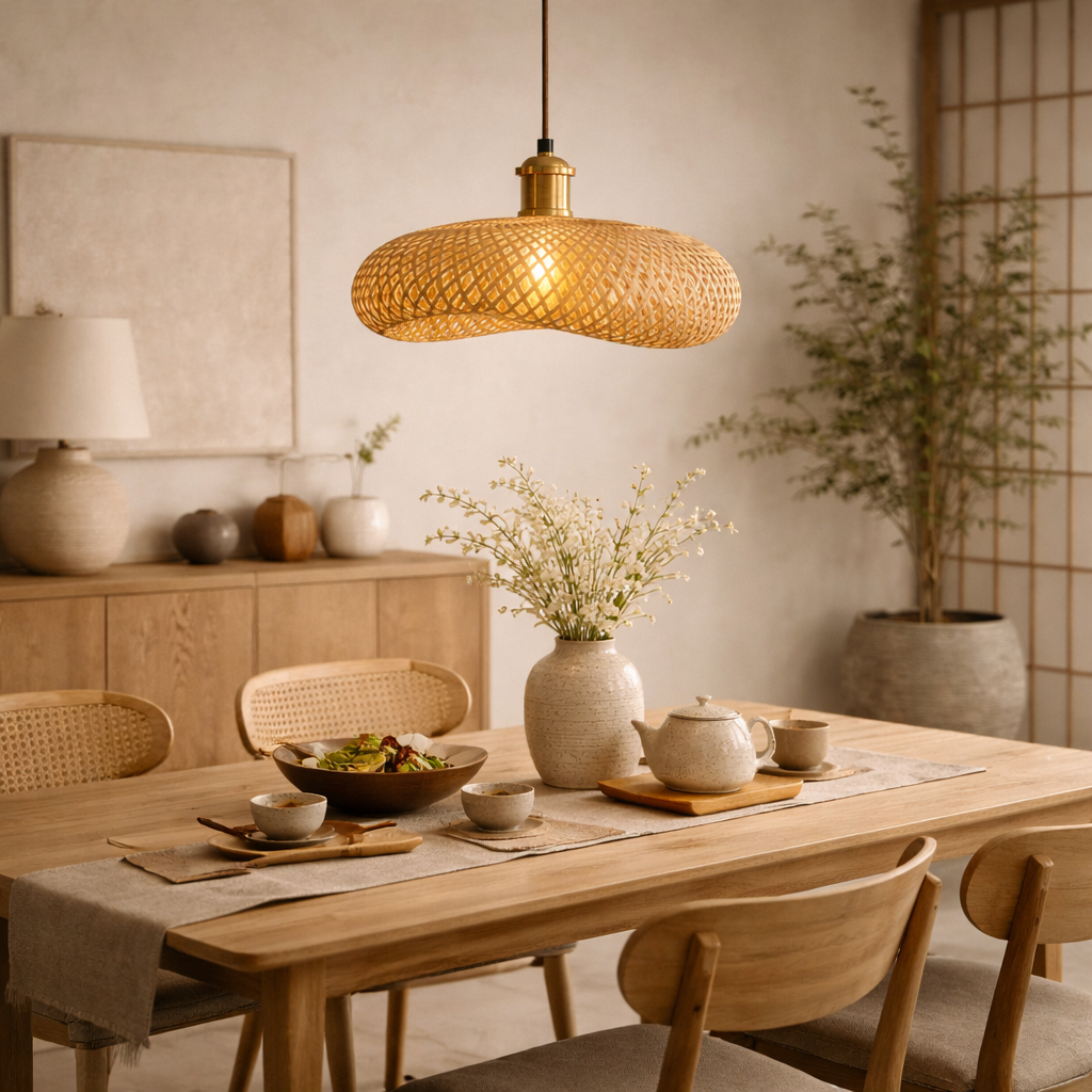 CGC Arina Bamboo Easy Fit Hand Made Lampshade