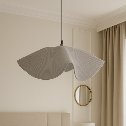 CGC Flora 64cm Grey Floppy Fabric Lampshade