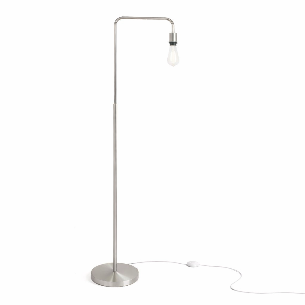 CGC KYRA Brushed Nickel Angled Floor Lamp