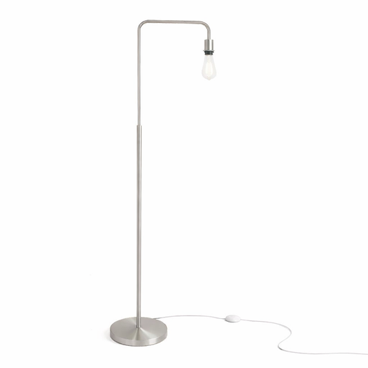 CGC KYRA Brushed Nickel Angled Floor Lamp