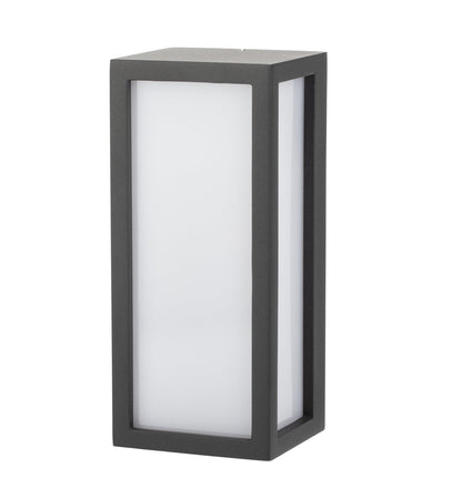 If you’re looking for a modern take on a traditional outdoor wall light, this black aluminium rectangle wall light is perfect for adding style and protection for your home. This classic design with a contemporary twist, styled with a metal rectangle shape and fitted with opal diffusers also contains an imposing black finish, making it ideal for any home design - adding a statement to any wall it fits in