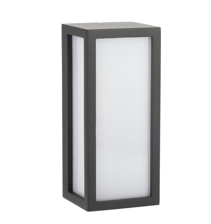 If you’re looking for a modern take on a traditional outdoor wall light, this black aluminium rectangle wall light is perfect for adding style and protection for your home. This classic design with a contemporary twist, styled with a metal rectangle shape and fitted with opal diffusers also contains an imposing black finish, making it ideal for any home design - adding a statement to any wall it fits in