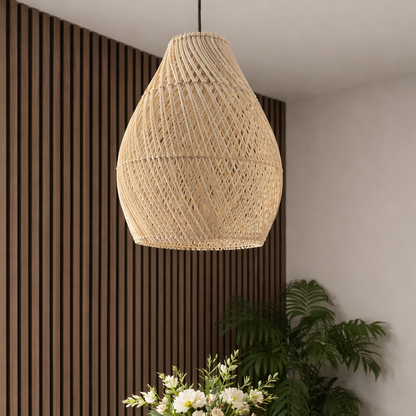 CGC Enya Natural Rattan Easy Fit Hand Made Lampshade