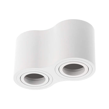 We combine practicality with atmosphere, the result is the Sasha series. These double universal spots can be used wherever you would like. The sleek design will feel like a fits perfectly with all interiors.  Rotating by 360 degrees and complete with a tilted function its allows you to get the desired light output exactly where you want the light to beam. These lights are made from a high quality aluminum and powder coated to an immaculate white finish.