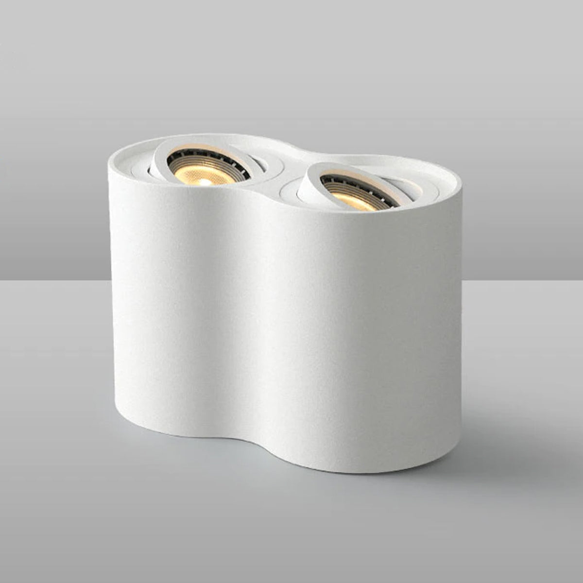 We combine practicality with atmosphere, the result is the Sasha series. These double universal spots can be used wherever you would like. The sleek design will feel like a fits perfectly with all interiors.  Rotating by 360 degrees and complete with a tilted function its allows you to get the desired light output exactly where you want the light to beam. These lights are made from a high quality aluminum and powder coated to an immaculate white finish.