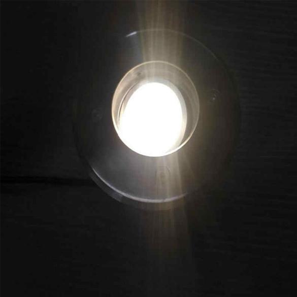 CGC MEADOW Round Large Single Stainless Steel Inground Or Decking Lights