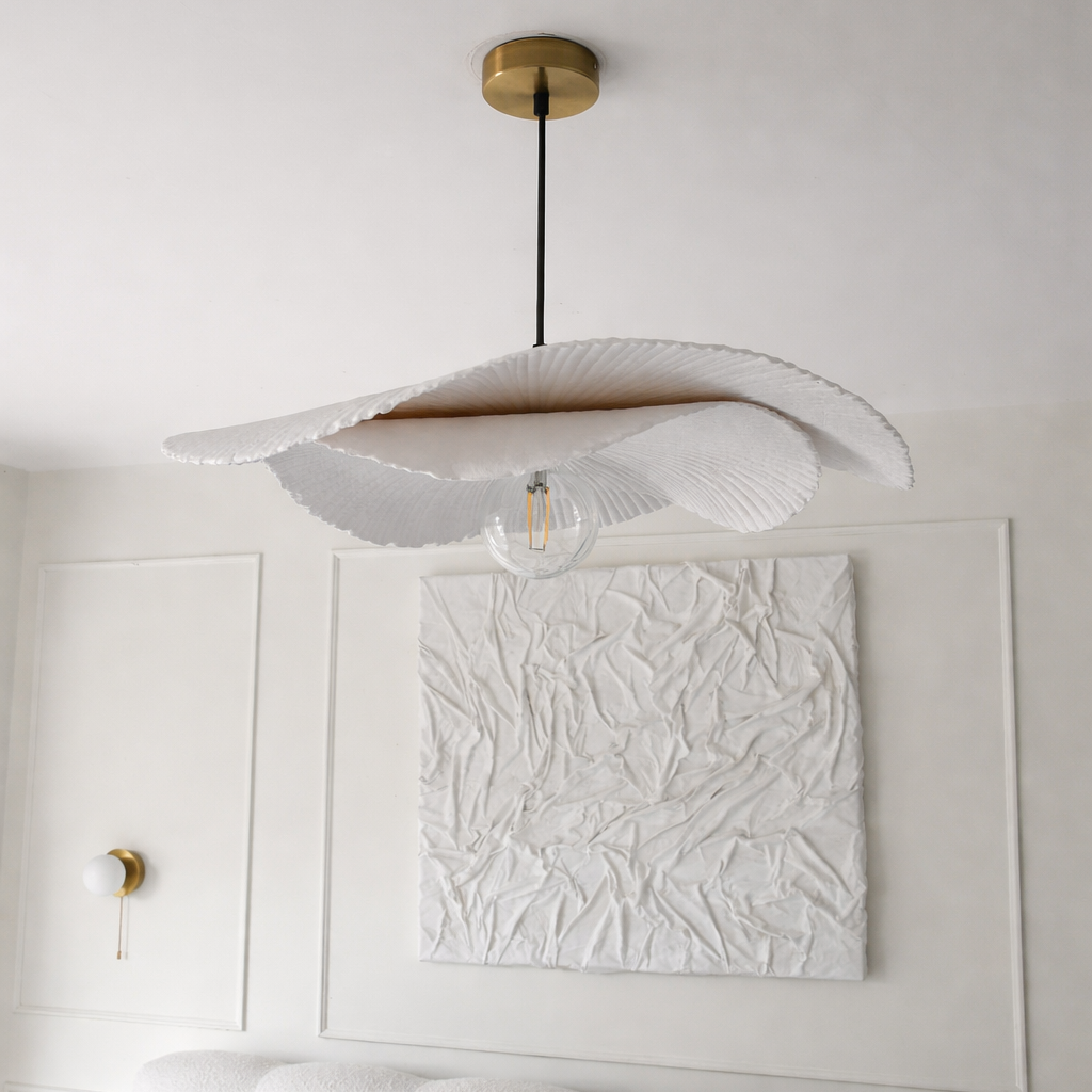 CGC Tallulah Duo Two Layer 60cm and 45cm Paper Wave Easy Fit Lampshade