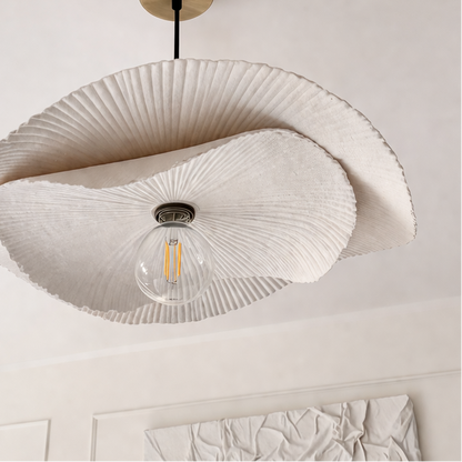 CGC Tallulah Duo Two Layer 60cm and 45cm Paper Wave Easy Fit Lampshade