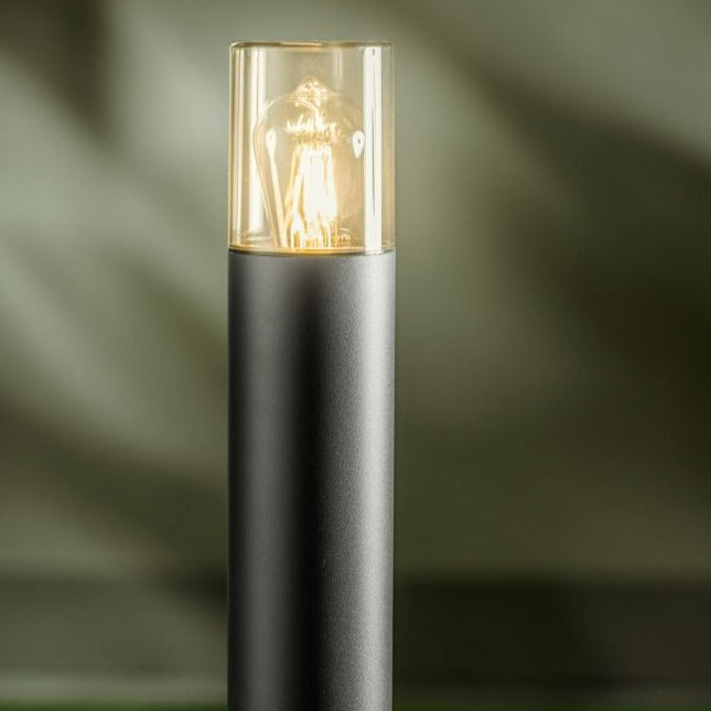 Our Bluebell black outdoor post light would look perfect in a modern or more traditional home design. Outside post lights can provide atmospheric light in your garden, at the front door or on the terrace as well as a great security solution. It is designed for durability and longevity with its robust material producing a fully weatherproof and water-resistant light fitting.