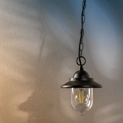 Our Ryder lantern delivers on style and durability and is a smart choice for your exterior lighting. With its black powder coated aluminium  construction teamed with clear polycarbonate diffuser, this lantern is hardwearing and rust and weatherproof. Built for life outdoors, it has an IP44 rating which means it can withstand the harshest of weather conditions. For sophisticated yet robust outdoor lighting, our Ryder black outdoor traditional lantern is a strong contender.