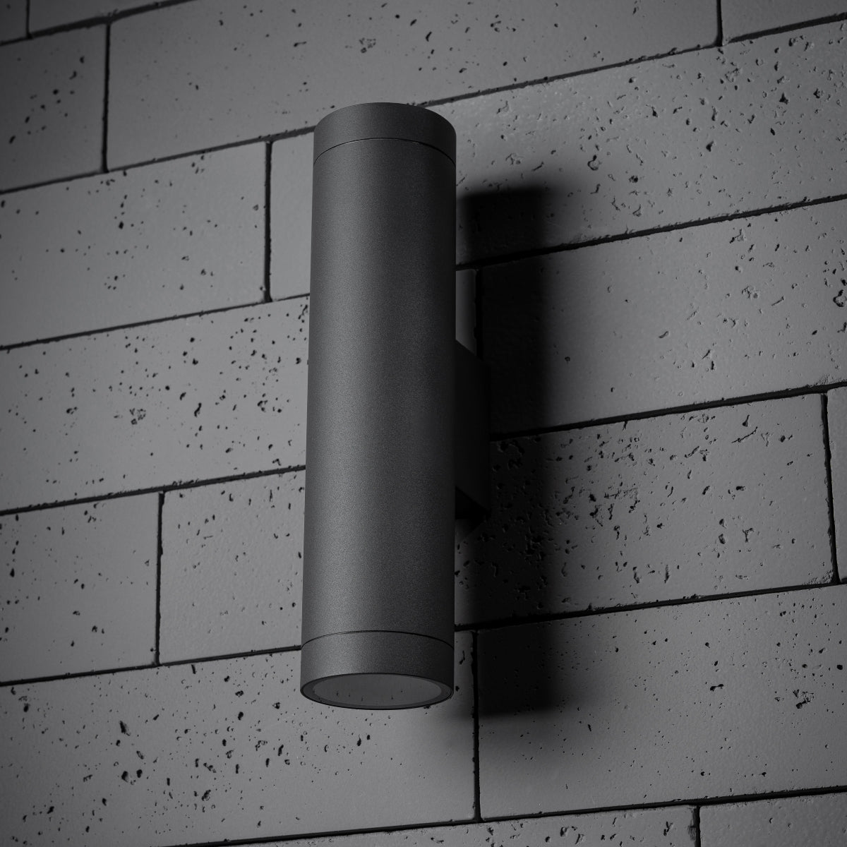 CGC LUCAS Dark Grey Anthracite Extra Long GU10 Up and Down Outdoor Wall Light Spotlight IP44 Aluminium