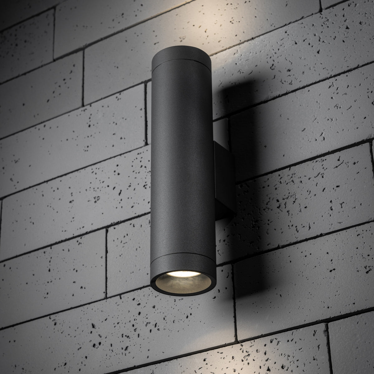 CGC LUCAS Dark Grey Anthracite Extra Long GU10 Up and Down Outdoor Wall Light Spotlight IP44 Aluminium