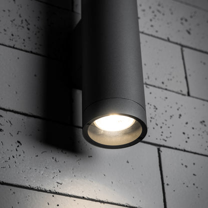 CGC LUCAS Dark Grey Anthracite Extra Long GU10 Up and Down Outdoor Wall Light Spotlight IP44 Aluminium