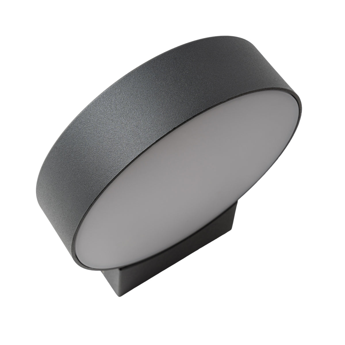 CGC DARCY Anthracite Dark Grey Adjustable Round LED Outdoor Wall Light 3000k Warm White IP54