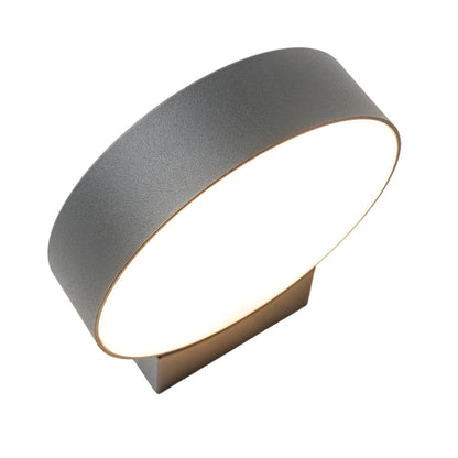 CGC DARCY Anthracite Dark Grey Adjustable Round LED Outdoor Wall Light 3000k Warm White IP54