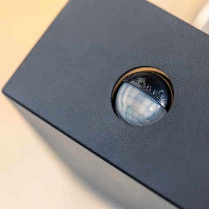 Our Marina black aluminium outdoor wall mounted lantern outdoor light with clear polycarbonate diffusers would look perfect in a modern or more traditional home design. Outside wall lights can provide atmospheric light in your garden, at the front door or on the terrace as well as a great security solution. It is designed for durability and longevity with its robust material producing a fully weatherproof and water resistant light fitting. Comes complete with a built in PIR motion sensor.