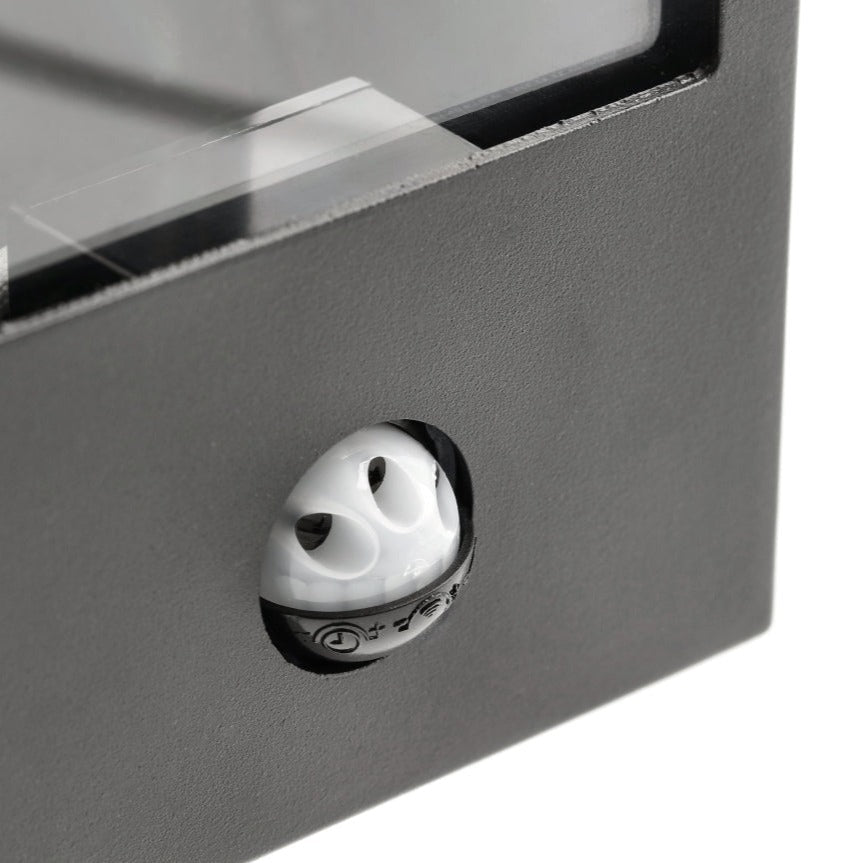 Our Marina black aluminium outdoor wall mounted lantern outdoor light with clear polycarbonate diffusers would look perfect in a modern or more traditional home design. Outside wall lights can provide atmospheric light in your garden, at the front door or on the terrace as well as a great security solution. It is designed for durability and longevity with its robust material producing a fully weatherproof and water resistant light fitting. Comes complete with a built in PIR motion sensor.