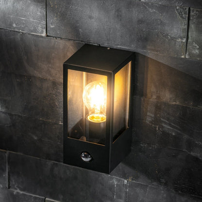 Our Marina black aluminium outdoor wall mounted lantern outdoor light with clear polycarbonate diffusers would look perfect in a modern or more traditional home design. Outside wall lights can provide atmospheric light in your garden, at the front door or on the terrace as well as a great security solution.