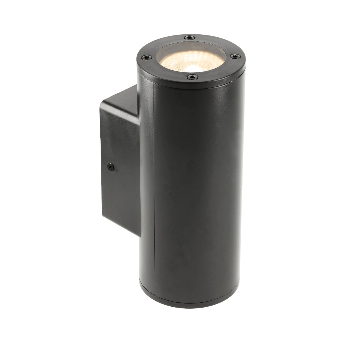 Our Sherri up and down black cylinder wall light would look perfect in a modern or more traditional home design. Outside lights can provide atmospheric light in your garden, at the front door, patio, walls driveway or on the terrace as well as a great security solution. It is designed for durability and longevity with its robust material producing a fully weatherproof and water resistant light fitting. 