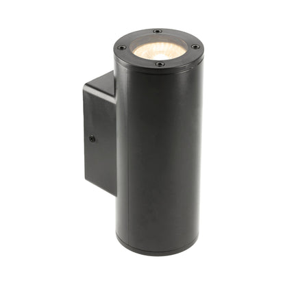 Our Sherri up and down black cylinder wall light would look perfect in a modern or more traditional home design. Outside lights can provide atmospheric light in your garden, at the front door, patio, walls driveway or on the terrace as well as a great security solution. It is designed for durability and longevity with its robust material producing a fully weatherproof and water resistant light fitting. 
