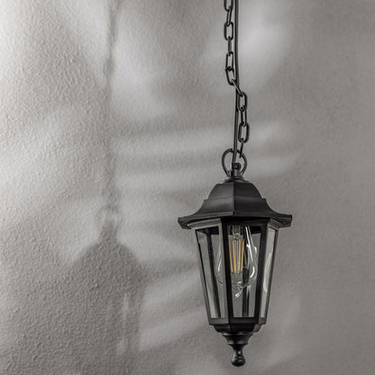 Our Yasmin lantern delivers on style and durability and is a smart choice for your exterior lighting. With its black polycarbonate construction teamed with clear polycarbonate panes, this lantern is hardwearing and rust and weatherproof. Built for life outdoors, it has an IP44 rating which means it can withstand the harshest of weather conditions. For sophisticated yet robust outdoor lighting, our Yasmin black outdoor traditional lantern is a strong contender.