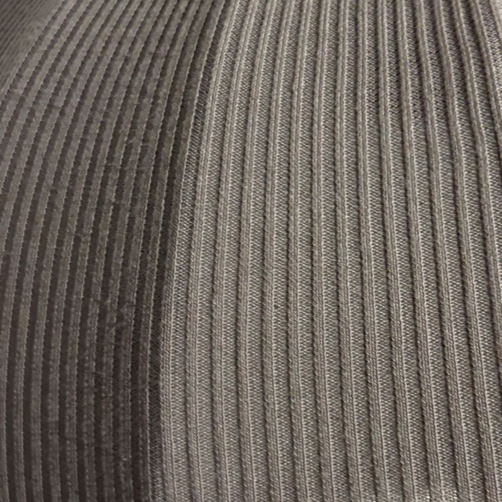 CGC LILA Grey Rounded Ribbed Stretch Cotton Fabric Lampshade