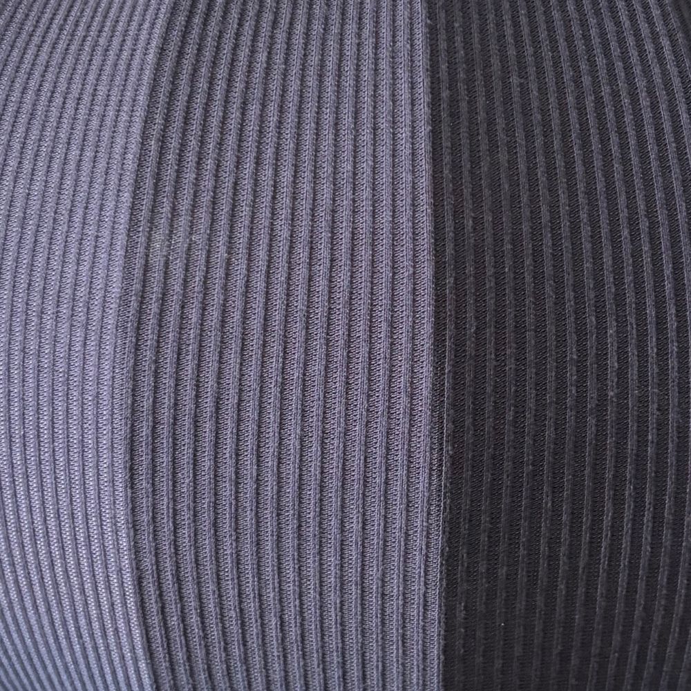 CGC LILA Navy Rounded Ribbed Stretch Cotton Fabric Lampshade