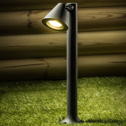 CGC MOLLY Dark Grey Cone Large Post Light