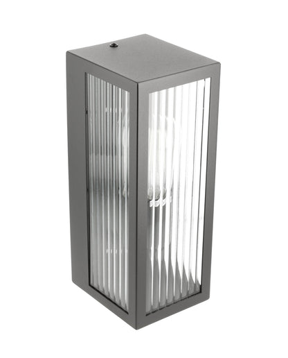 If you’re looking for a modern take on a traditional outdoor wall light, this modern bevelled glass rectangle wall light is perfect for adding style and protection for your home. This classic wall light is designed with a contemporary twist, styled with a rectangle shape and fitted with glass bevelled windows that allow the light to shine effectively.