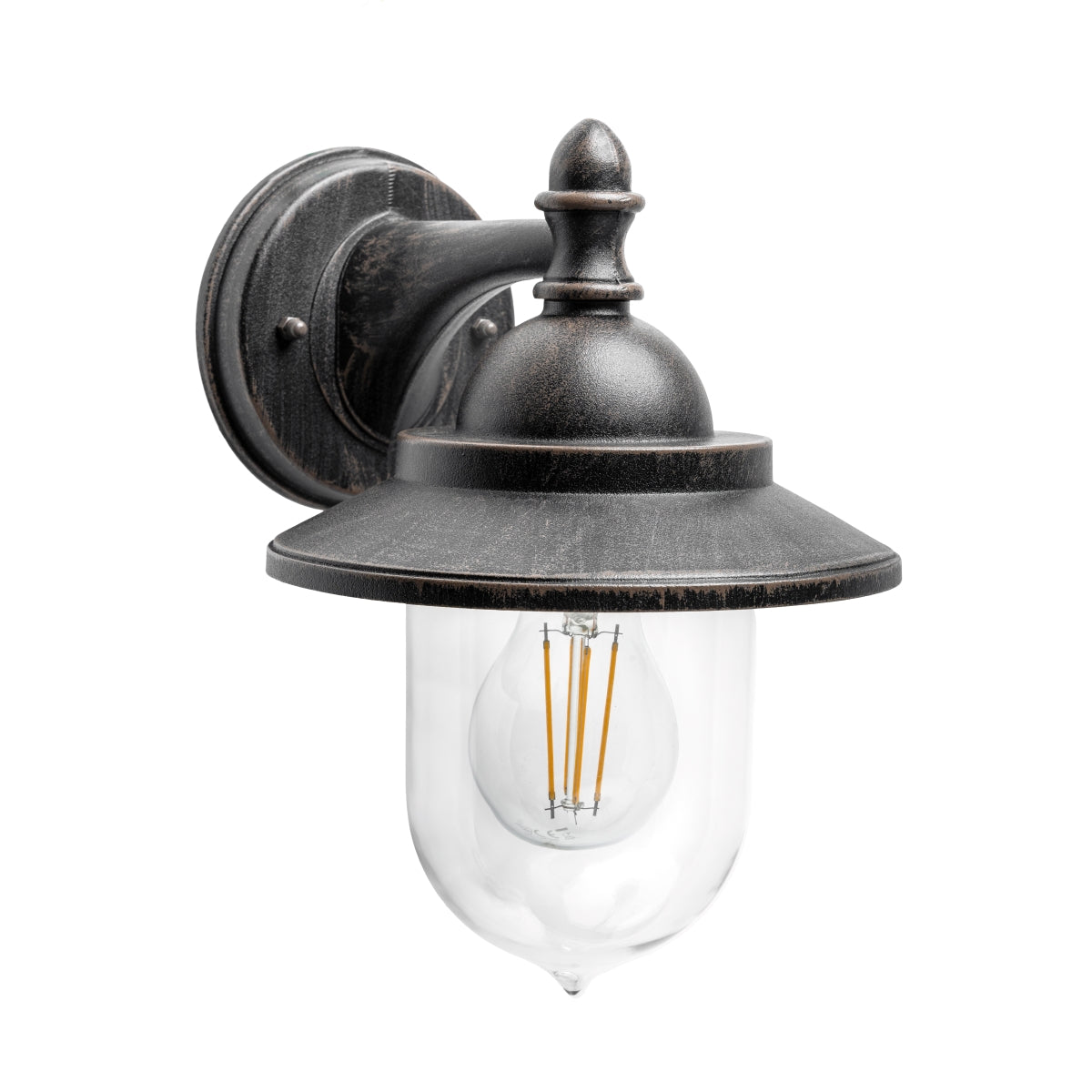 CGC RYDER Antique Bronze Fisherman Lantern Wall Light