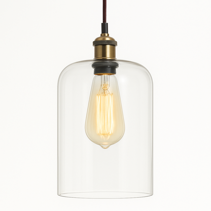 CGC MARINDA Clear Glass Cylinder Lampshade