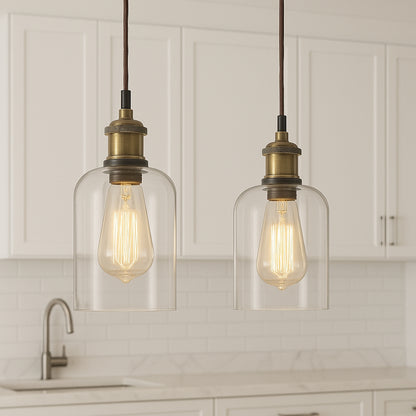 CGC MARINDA Clear Glass Cylinder Lampshade