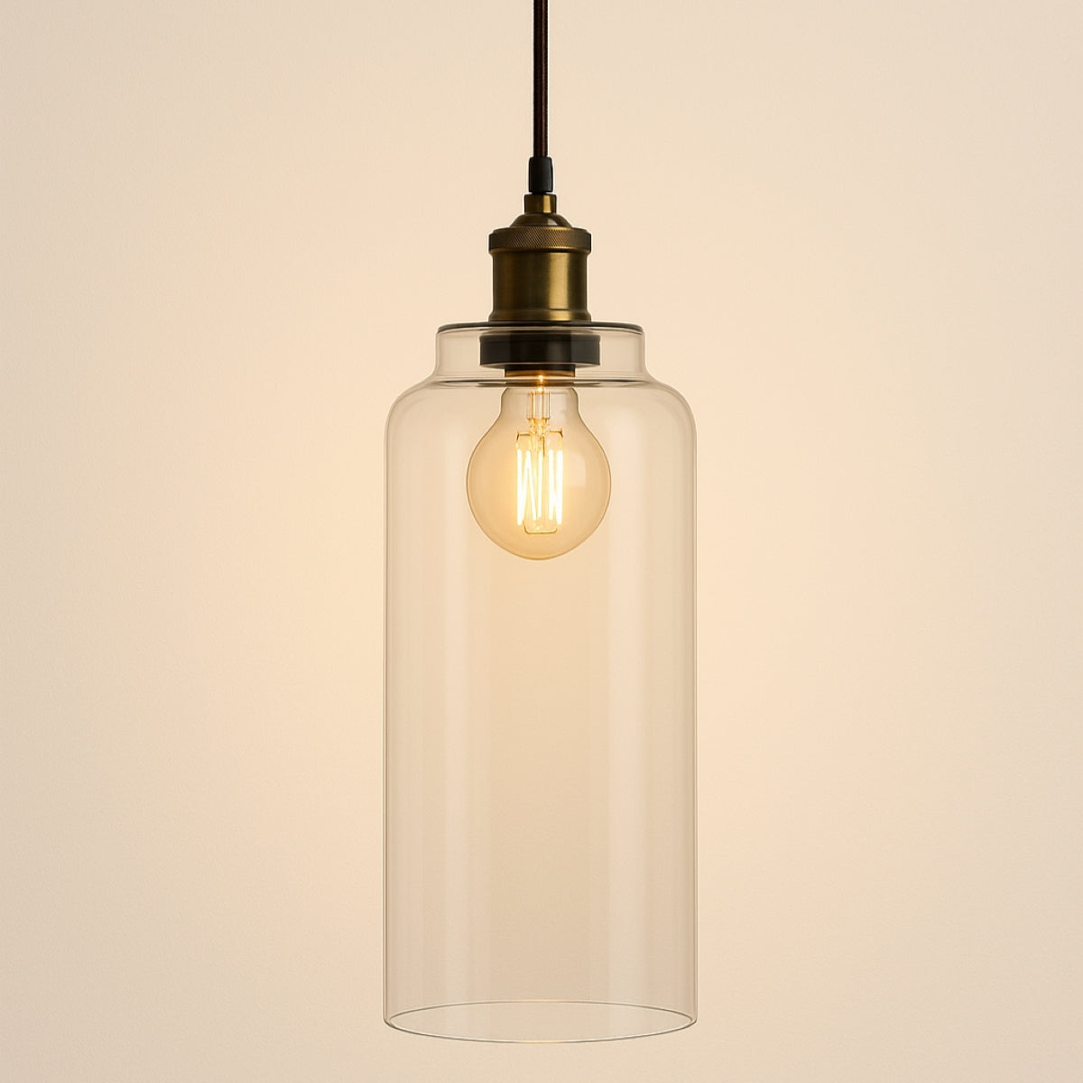 CGC MARGOT Clear Glass Cylinder Lampshade