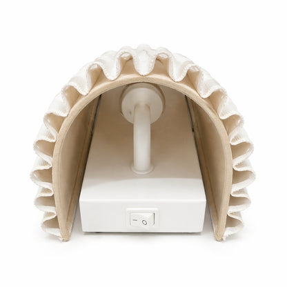 CGC Allegra Oatmeal Linen Fine Scallop Wall Light