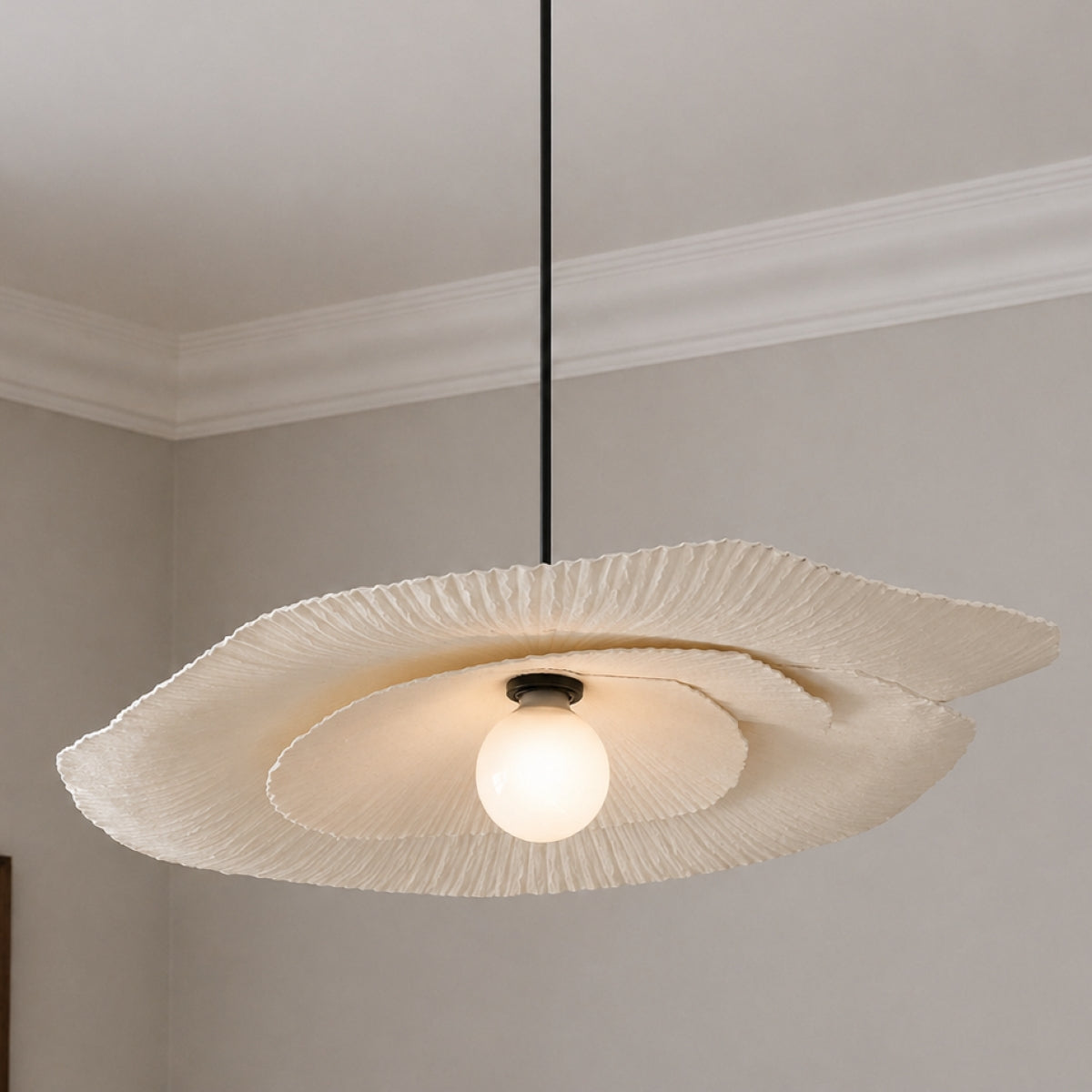 CGC Stefania Duo Two Layer 60cm and 37cm Paper Wave Easy Fit Lampshade